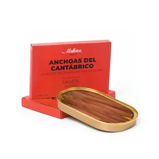 Anchoas del Cántabrico. Lata 120 gr