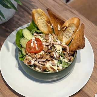  Salade césar Escalopes pané 