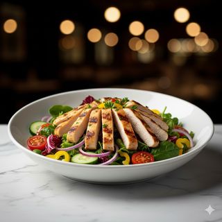 Insalatona di pollo alla griglia