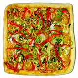 Pizza Cuadrada Caprichosa (40X40 Cm.)