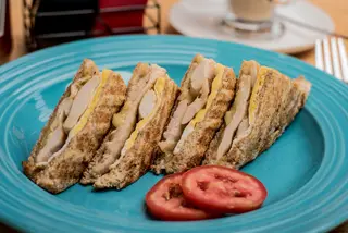 Chicken, Egg and Cheese Sandwich