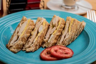 Chicken, Egg and Cheese Sandwich