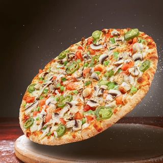 Pizza Vegetariană de post mica