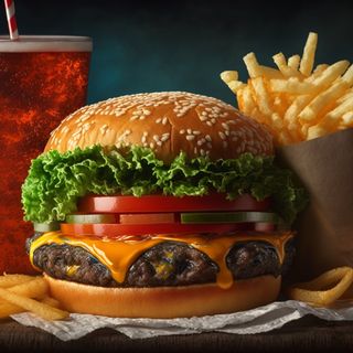 Combo Menu - ორმაგი როიალ ჩიზბურგერი 