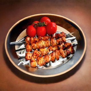 ქათმის მწვადი, 2 პორცია