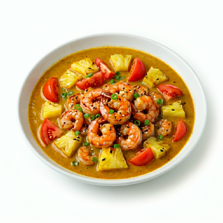 Gambas Con Piña