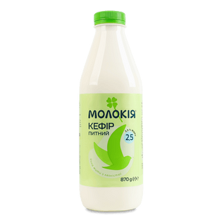 Кефір «Молокія» питний 2,5% (870г)
