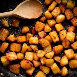 SAUTÉED POTATOES (Served with sweetened kachumbari)