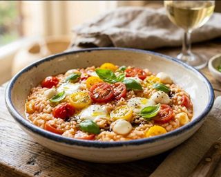 Risotto Caprese e 'Nduja