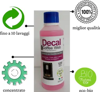 Decal Coffee Web Anticalcare, Decalcificante, Disincrostante macchina caffè 5 DOSI