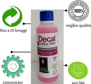 Decal Coffee Web Anticalcare, Decalcificante, Disincrostante macchina caffè 5 DOSI
