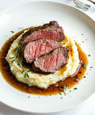 Friptura de porc la cuptor cu piure cu trufe