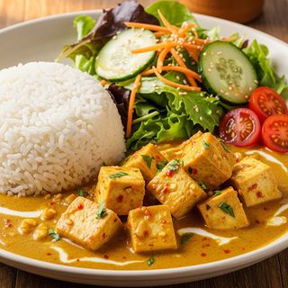 Tofu w sosie curry
