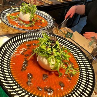 Burratina Sobre Confitura De Datterino Siliciano