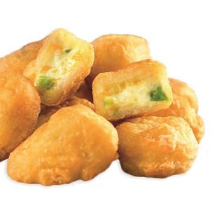 chili cheese bites ( nuggets de queso y chili ) 6 unidades