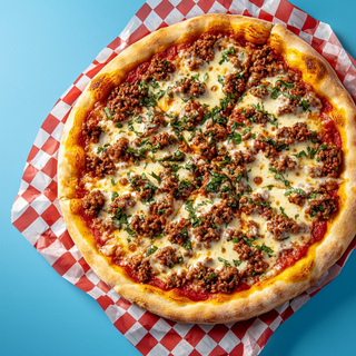 Pizza Au Viande Hachée