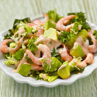 Ensalada De Aguacate y Gambas