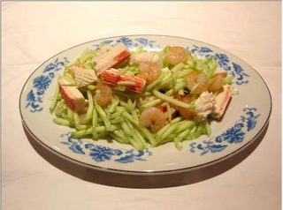 86. Салата морски дарове