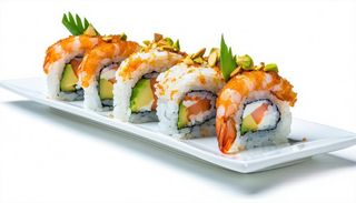 Uramaki pistacchio roll