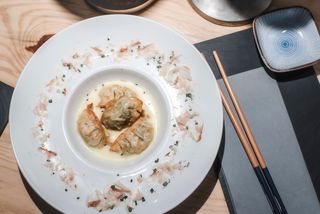 Gyozas de langostino (4 uds)
