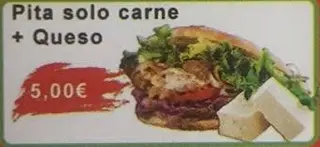 Pita Solo Carne Y Queso