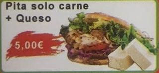 Pita Solo Carne Y Queso