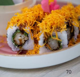 70. Uramaki ebiten (8 piezas)