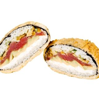 Sushi-burger z tuńczykiem i jalapeno