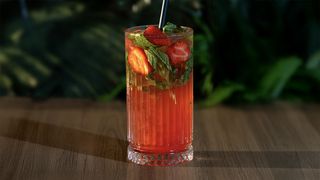 მოჰიტო მარწყვით