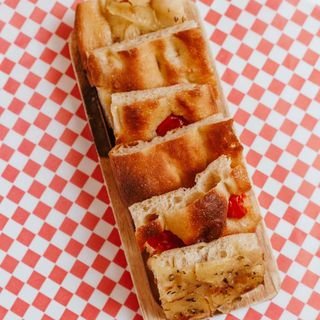 Focaccia con Cebolla