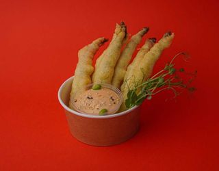 6 x Szparagi w tempurze