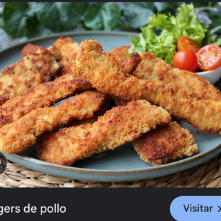 Plato Tiras De Pollo (4 Uds.)