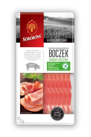 Boczek surowy wędzony 100g