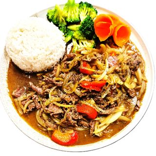 34. Wołowina w sosie czarnego pieprzu