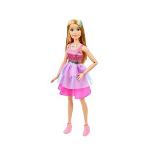 Papusa in tinuta roz, Barbie, 71 cm [4189534]