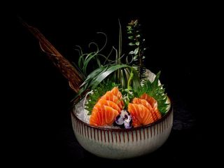 Sashimi di salmone 12 pezzi