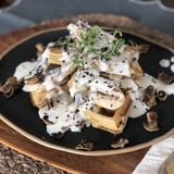 Gauffre Poulet Champignons