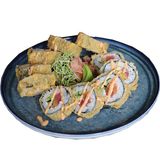 Темпурамаки със сьомга и филе от риба тон﻿