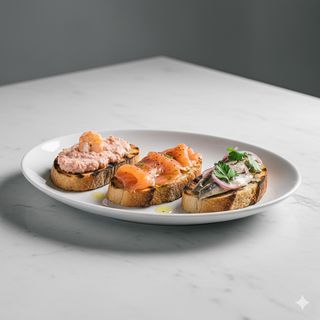 Crostini di mare 3 pezzi