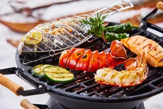 Plat Grillade De Poissons