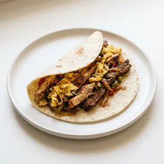 Fajitas De Revuelto Con Atún