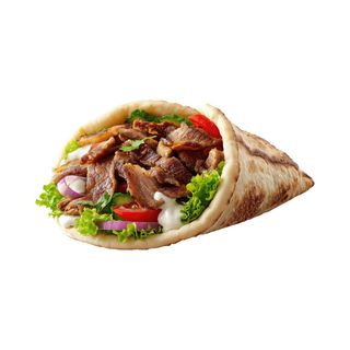 Kebab w placku tureckim