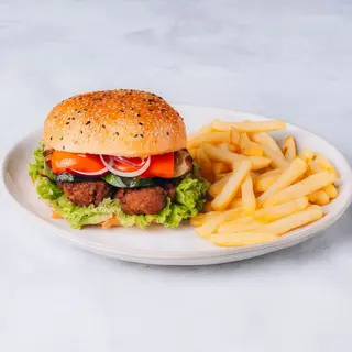Burger z falafelem