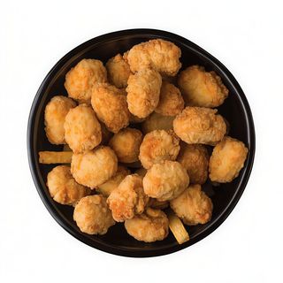 Ración de popcorn de pollo box