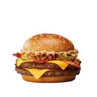 Podwójny Maple BBQ & Bacon Quarter Pounder