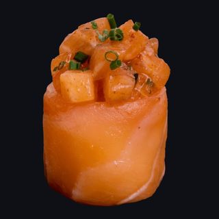 Gunkan Salmão creme picante | 4 unids
