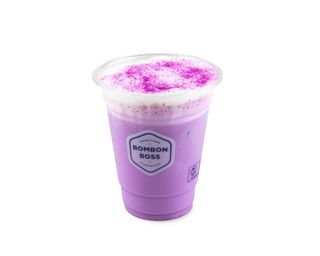 Iced latte Ube & berries