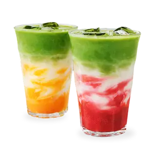 Fruit Matcha Latte Large