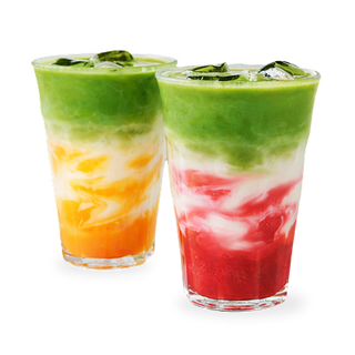 Fruit Matcha Latte Large