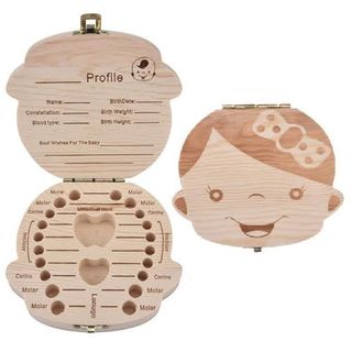 Cutie pentru primii dintisori fetita